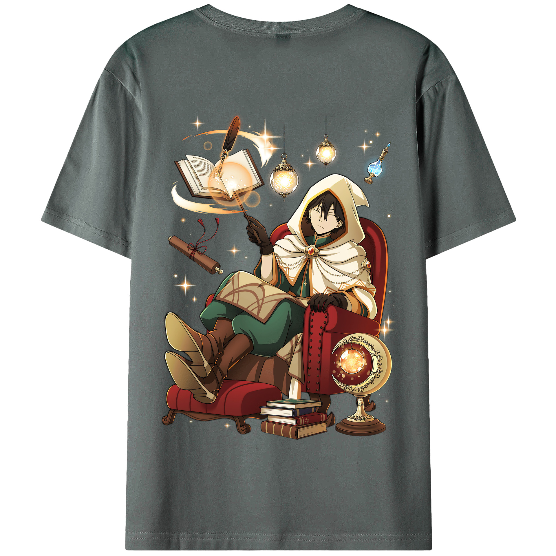 （画像用） 文豪ストレイドッグス Bungo Stray Dogs 綿100％半袖Tシャツ（背面プリント）